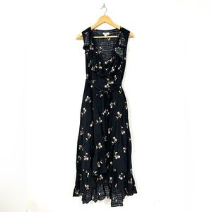 Black BP. Floral Wrap Dress